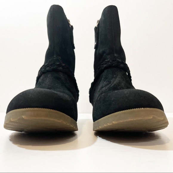 Teva Women's De La Vina Low Suede Boot Black Size 6.5 - Picture 3 of 12